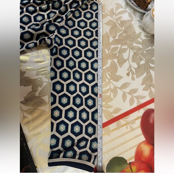 Max studio Chic Blue and White Geometric Dress size XS - Picture 6 of 7